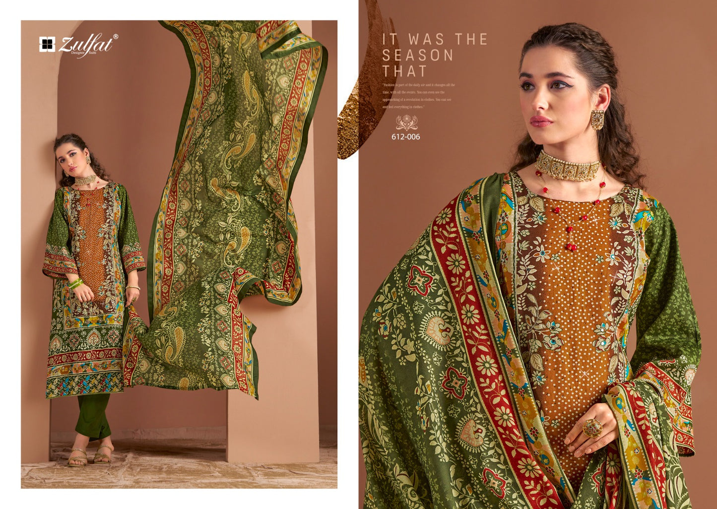 Raabta Vol 3 Zulfat Designer Jam Cotton Karachi Salwar Suits Wholesale Price