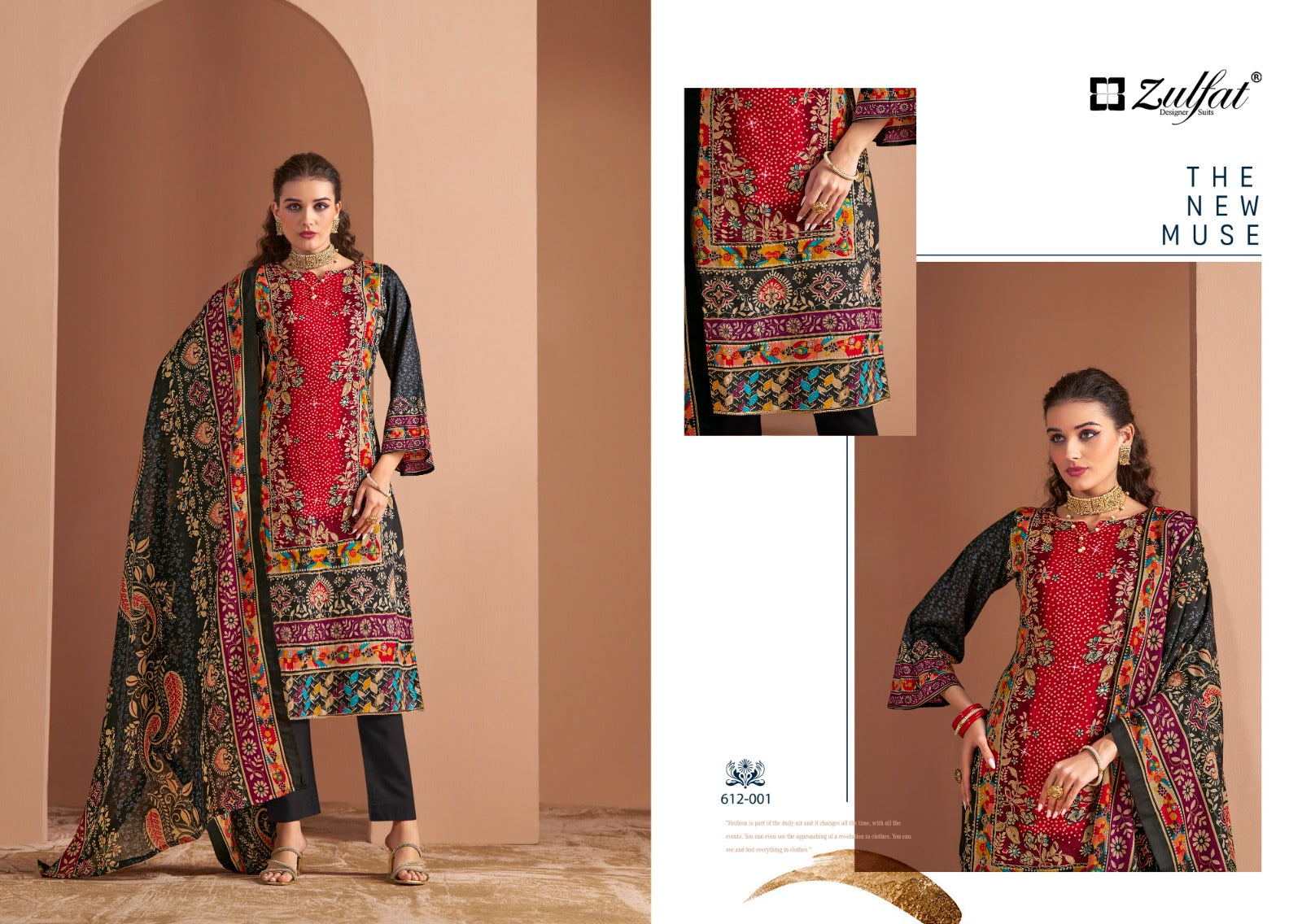 Raabta Vol 3 Zulfat Designer Jam Cotton Karachi Salwar Suits Wholesale Price