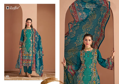 Raabta Vol 3 Zulfat Designer Jam Cotton Karachi Salwar Suits Wholesale Price