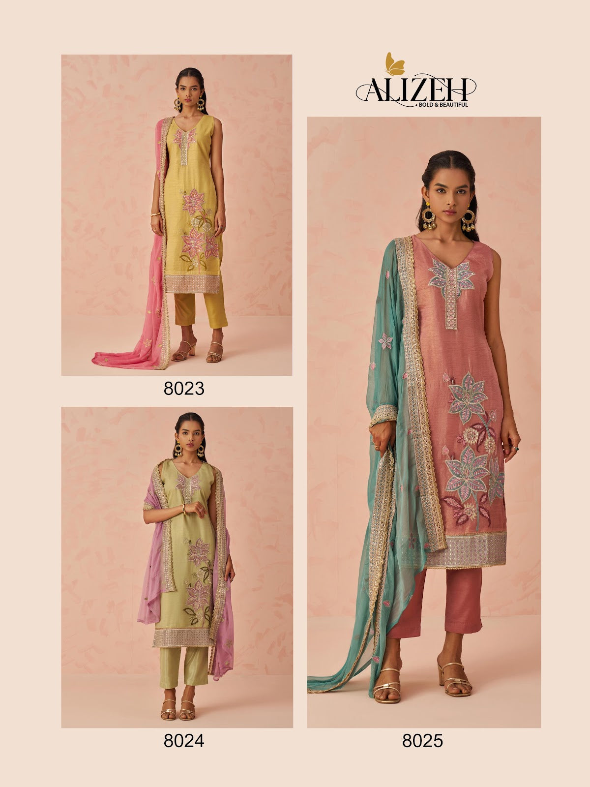 Raag 2 Alizeh Crush Readymade Pant Style Suits Supplier Ahmedabad