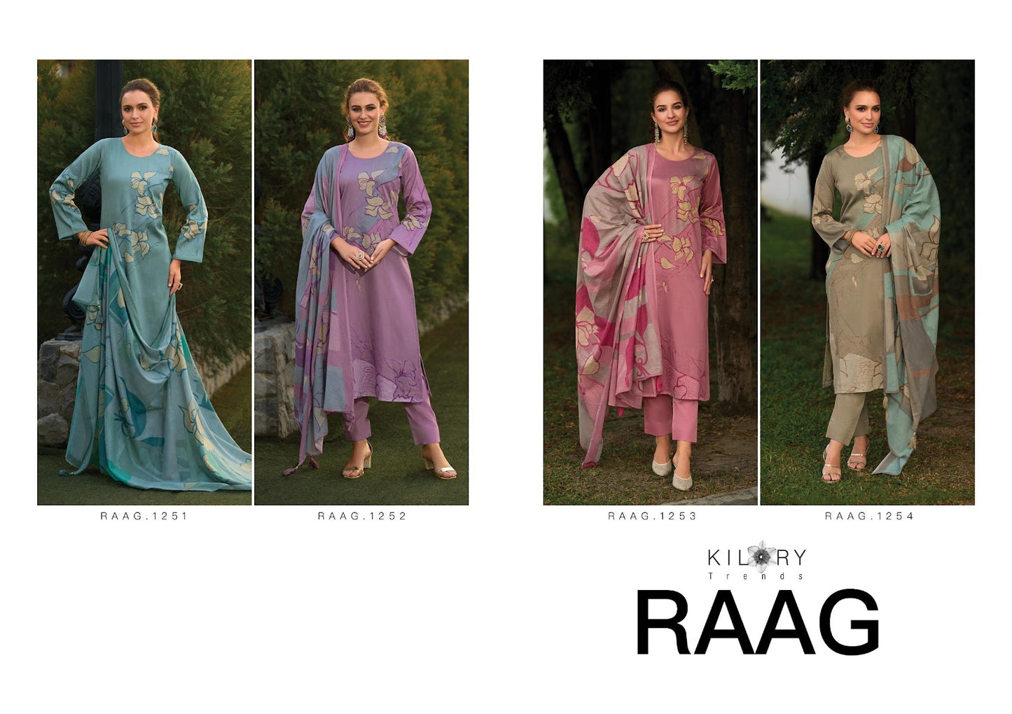 Raag Kilory Jam Cotton Pant Style Suits Manufacturer India
