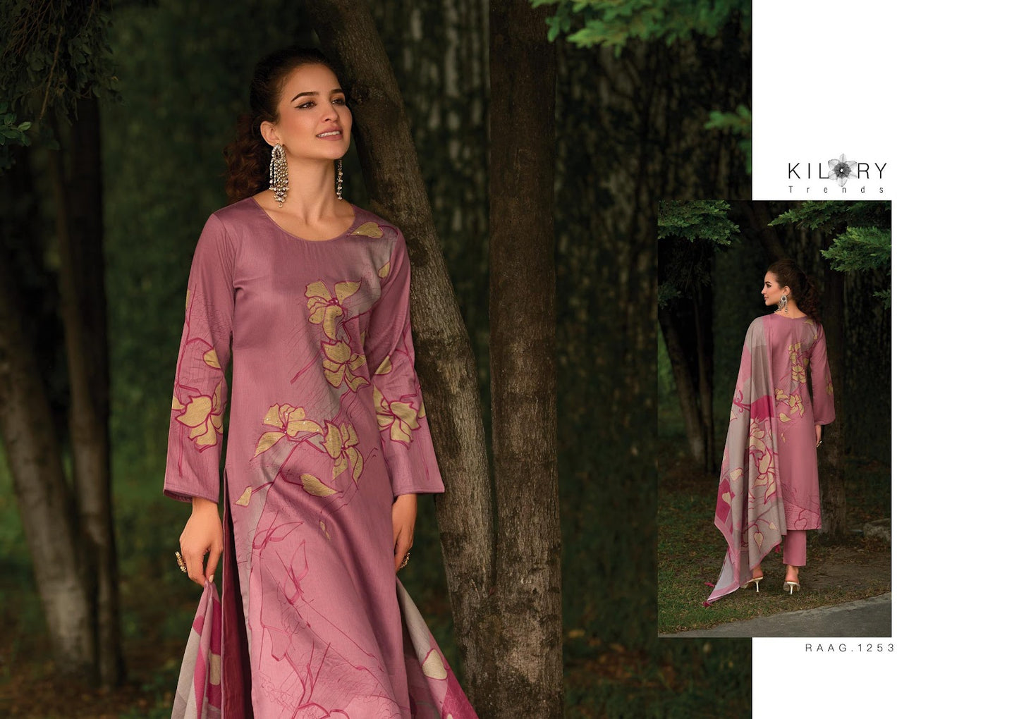 Raag Kilory Jam Cotton Pant Style Suits Manufacturer India
