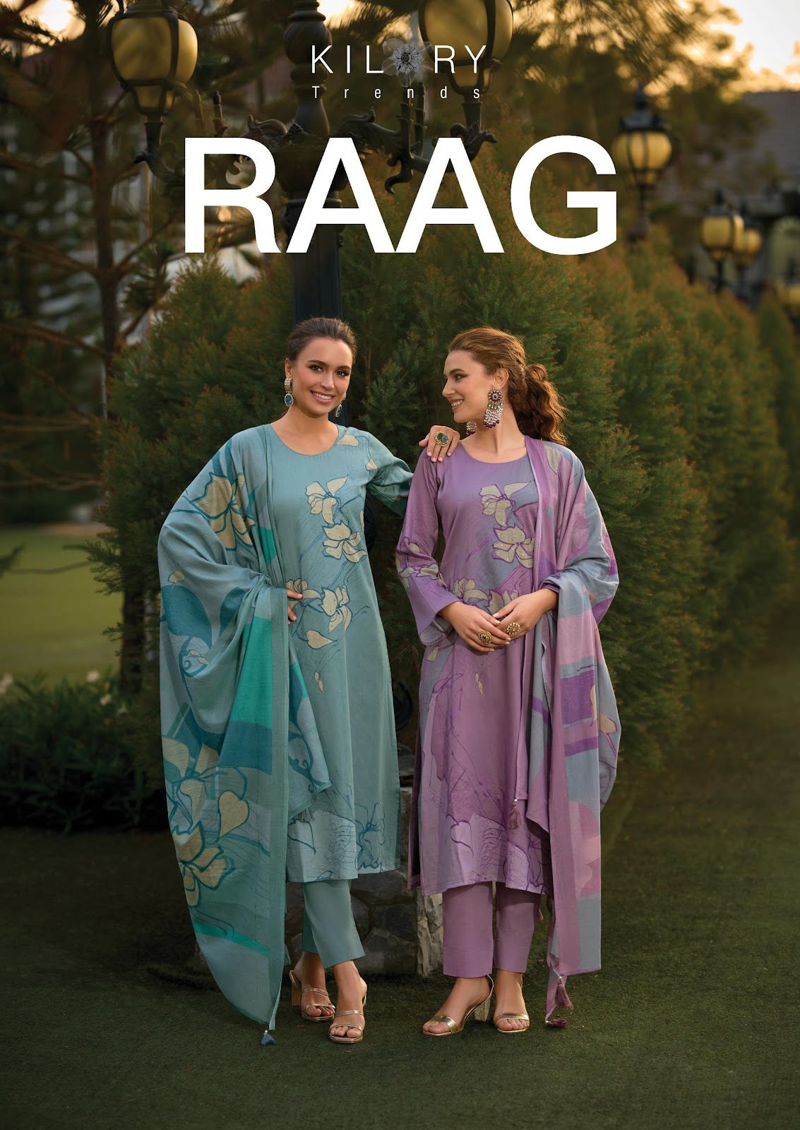 Raag Kilory Jam Cotton Pant Style Suits Manufacturer India