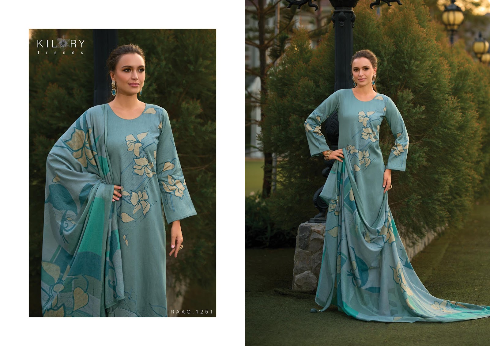 Raag Kilory Jam Cotton Pant Style Suits Manufacturer India