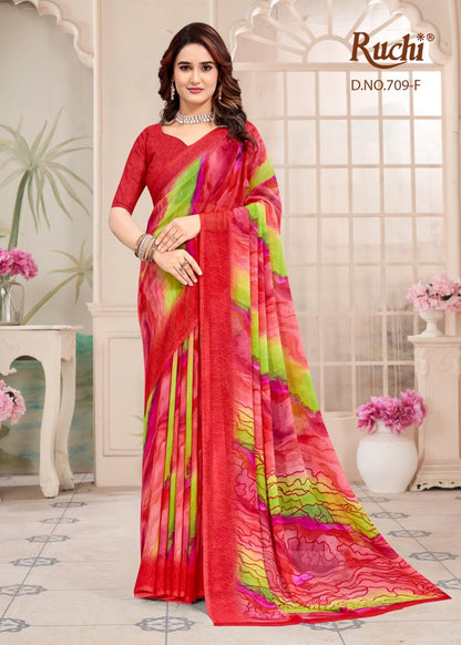 Raagini Georgette Vol 54 Ruchi Sarees Manufacturer Ahmedabad