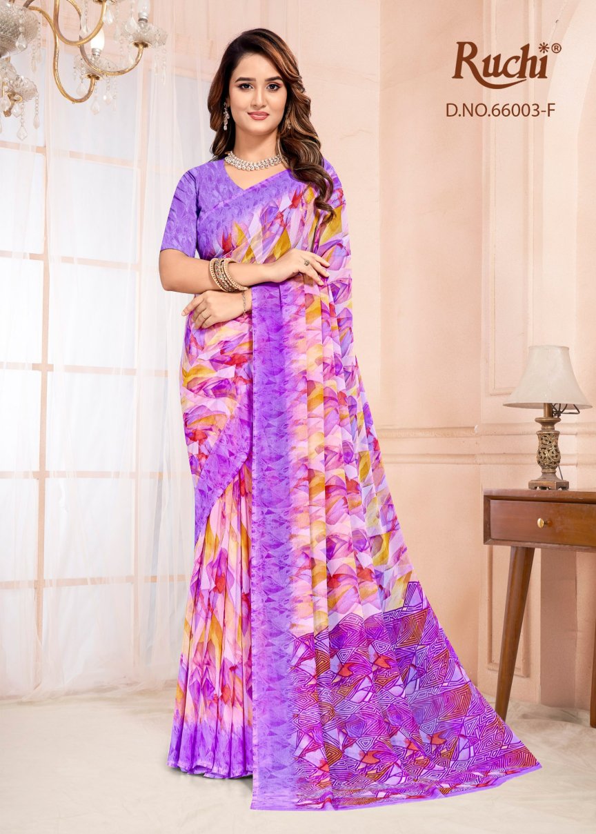 Raagini Georgette Vol 57 Ruchi Sarees Exporter Gujarat