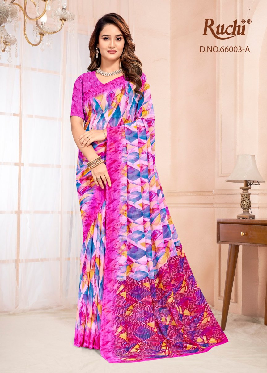 Raagini Georgette Vol 57 Ruchi Sarees Exporter Gujarat