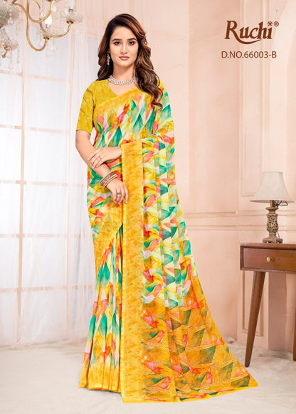 Raagini Georgette Vol 57 Ruchi Sarees Exporter Gujarat