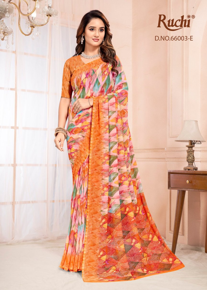 Raagini Georgette Vol 57 Ruchi Sarees Exporter Gujarat
