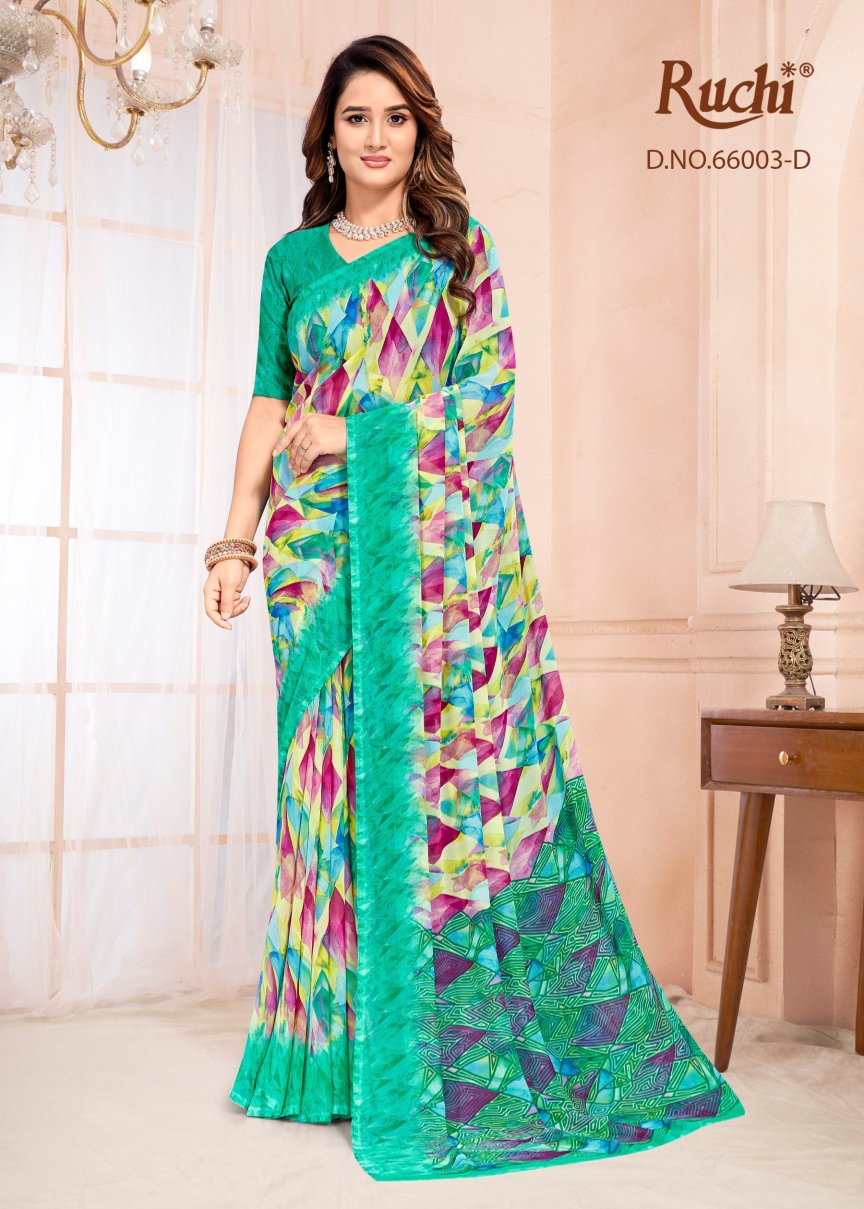 Raagini Georgette Vol 57 Ruchi Sarees Exporter Gujarat