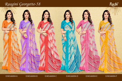 Raagini Georgette Vol 58 Ruchi Sarees Wholesale Price