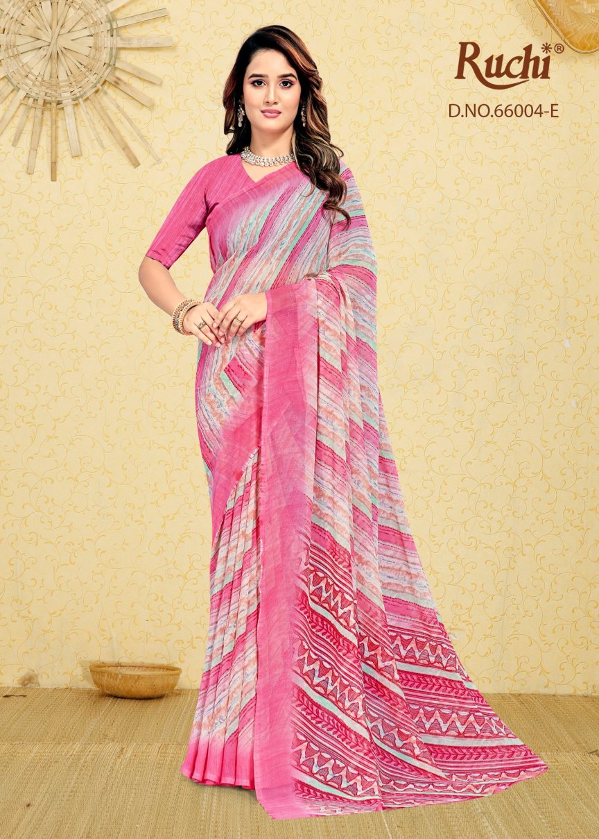 Raagini Georgette Vol 58 Ruchi Sarees Wholesale Price