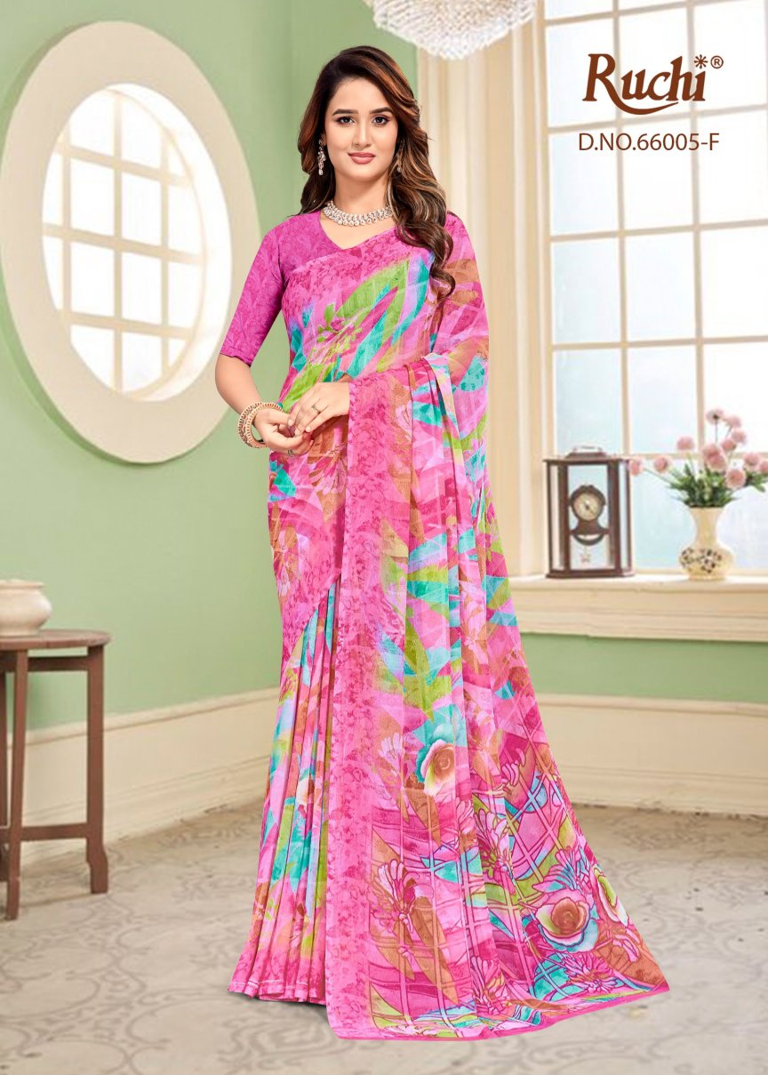 Raagini Georgette Vol 59 Ruchi Sarees Wholesaler Gujarat