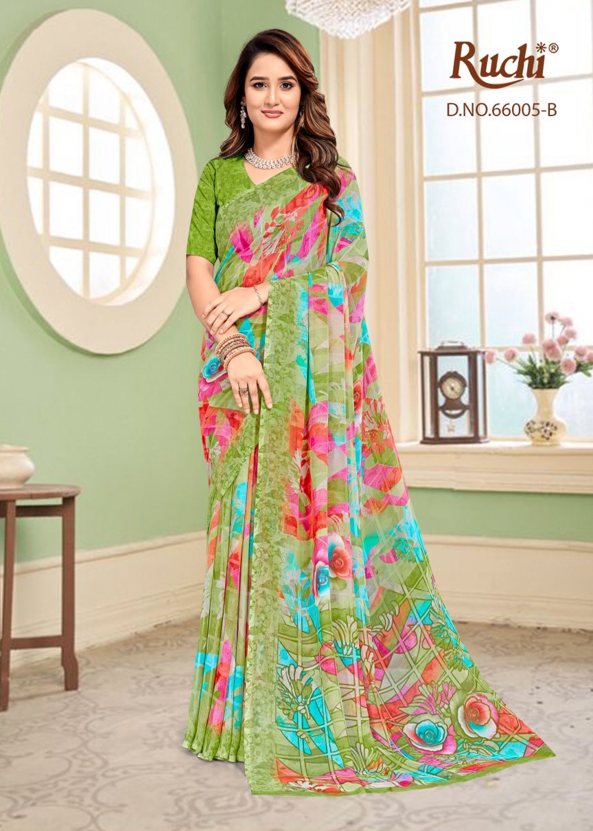Raagini Georgette Vol 59 Ruchi Sarees Wholesaler Gujarat