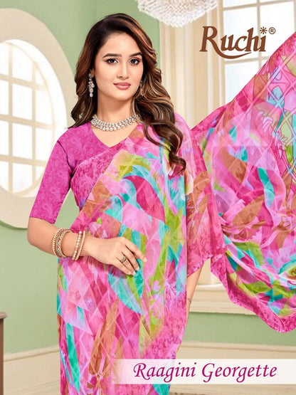 Raagini Georgette Vol 59 Ruchi Sarees Wholesaler Gujarat