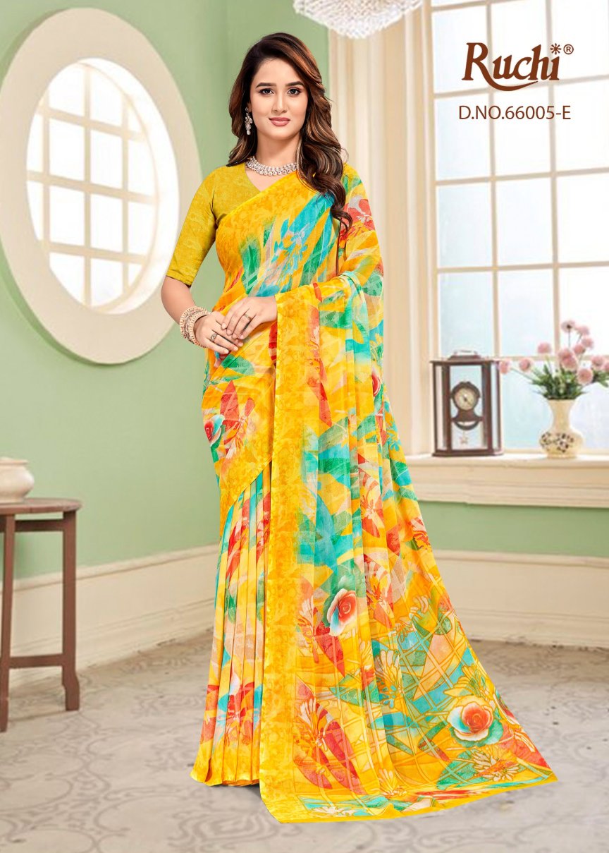 Raagini Georgette Vol 59 Ruchi Sarees Wholesaler Gujarat
