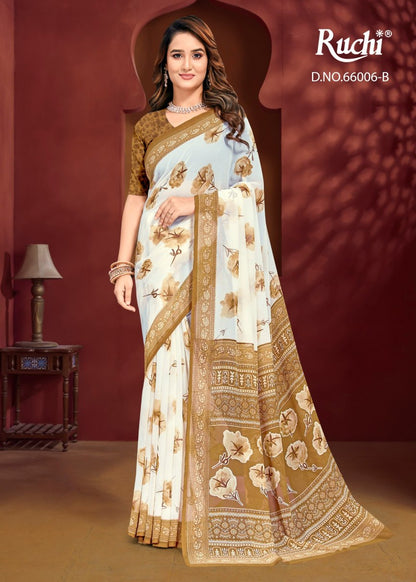 Raagini Georgette Vol 60 Ruchi Sarees Wholesaler Ahmedabad