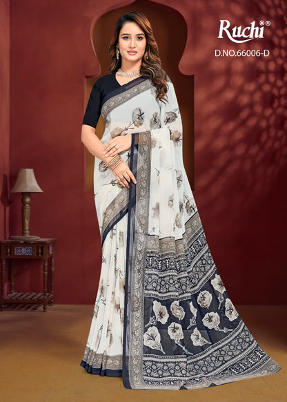 Raagini Georgette Vol 60 Ruchi Sarees Wholesaler Ahmedabad