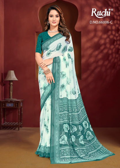 Raagini Georgette Vol 60 Ruchi Sarees Wholesaler Ahmedabad