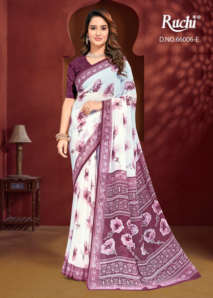 Raagini Georgette Vol 60 Ruchi Sarees Wholesaler Ahmedabad