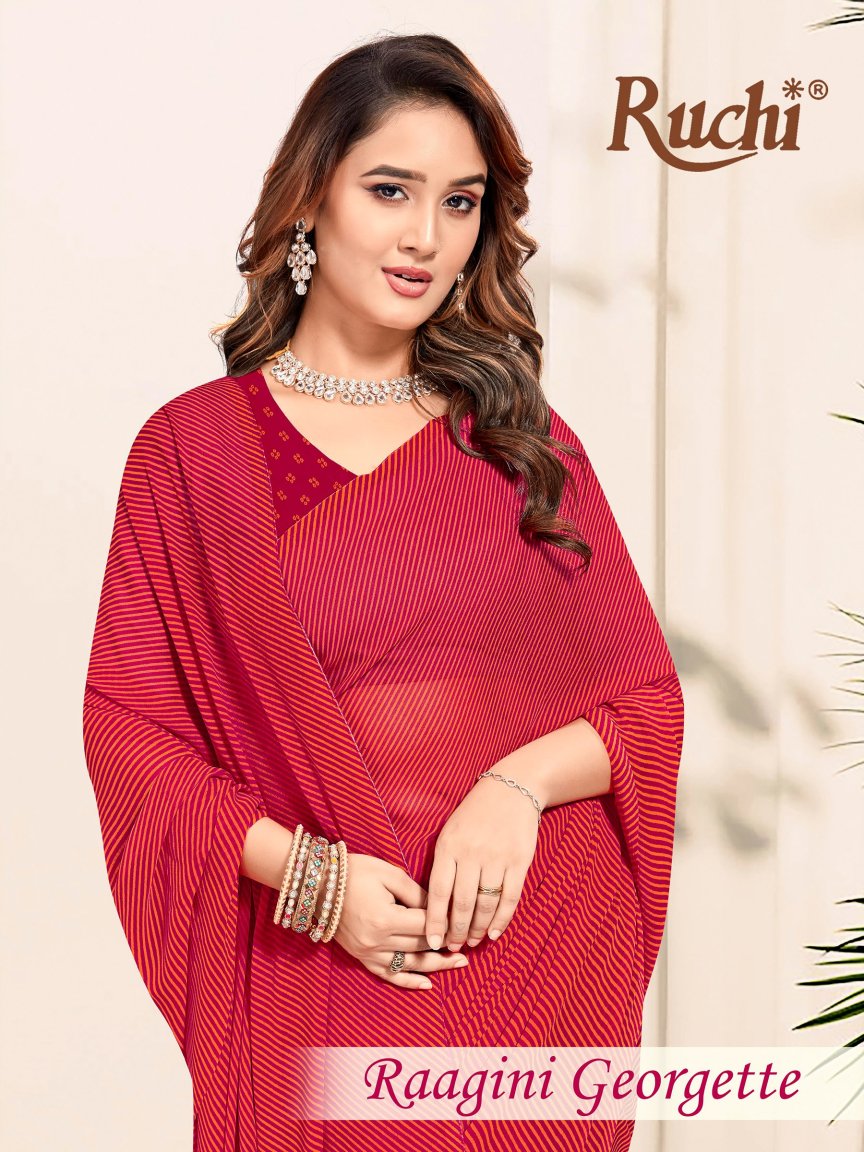 Raagini Georgette Vol 61 Ruchi Sarees Exporter Ahmedabad