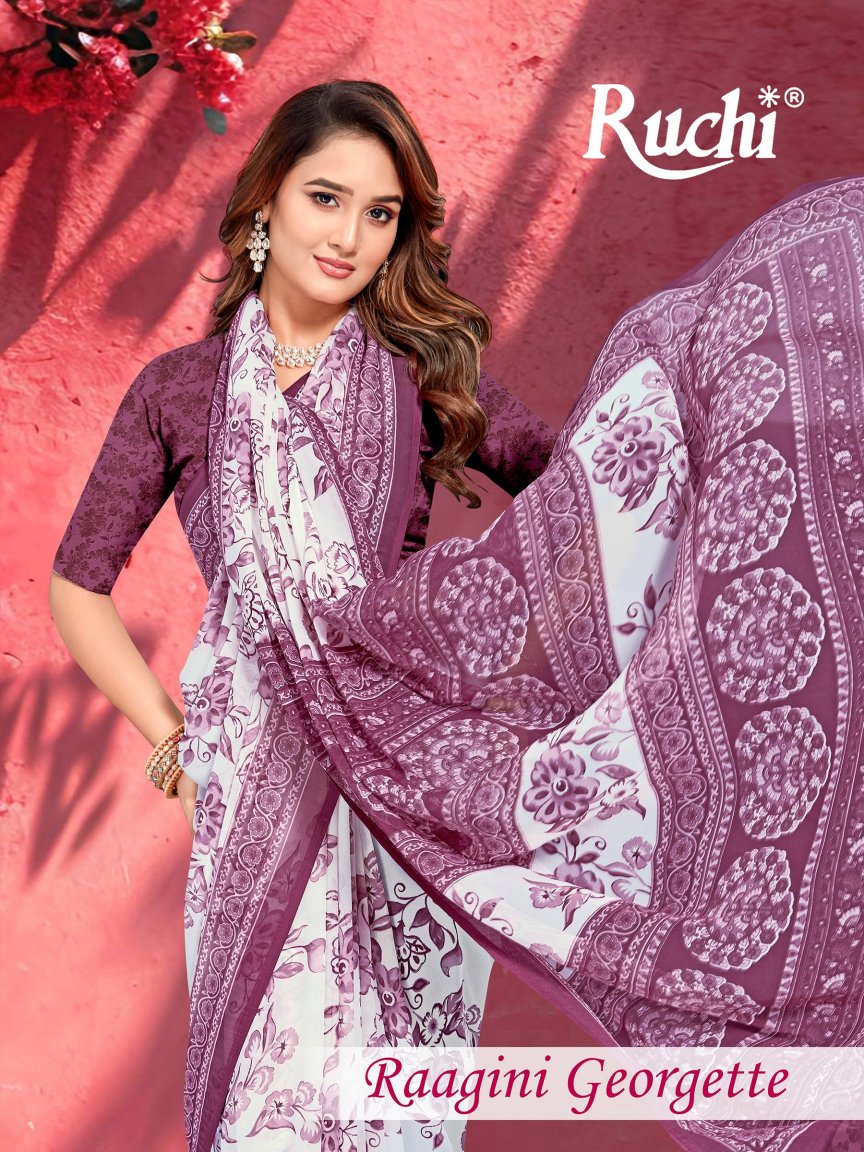 Raagini Georgette Vol 62 Ruchi Sarees Wholesale
