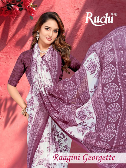Raagini Georgette Vol 62 Ruchi Sarees Wholesale