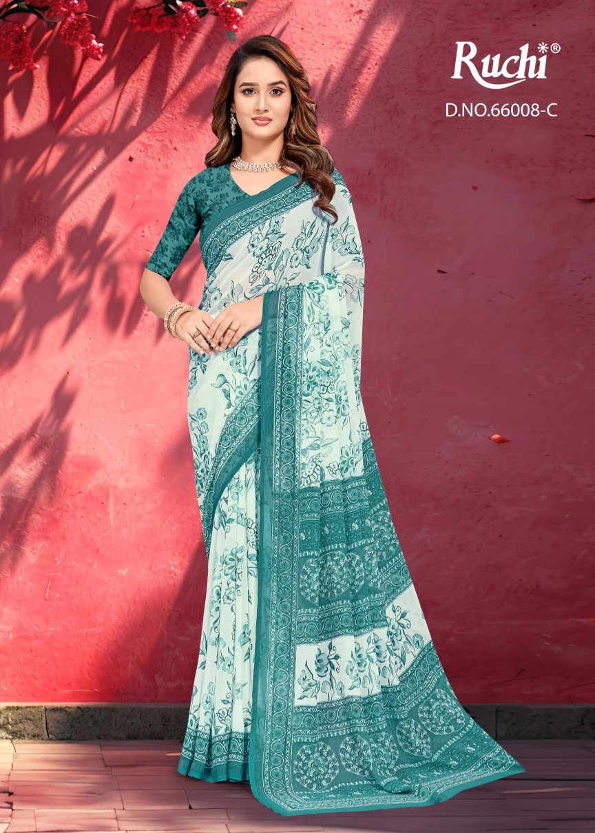 Raagini Georgette Vol 62 Ruchi Sarees Wholesale