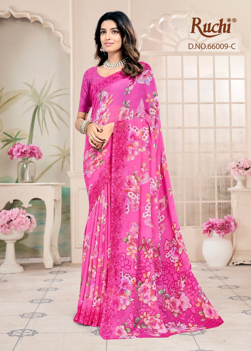 Raagini Georgette Vol 63 Ruchi Sarees Manufacturer