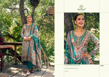 Raaha Rupali Viscose Pashmina Suits Exporter