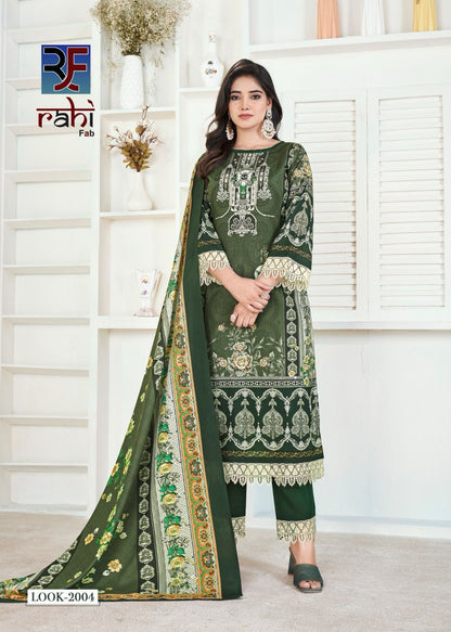 Raahat Vol 2 Rahi Fab Viscose Karachi Salwar Suits Exporter Gujarat