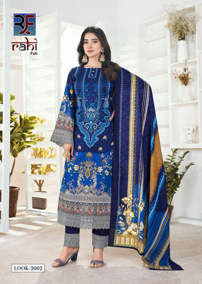Raahat Vol 2 Rahi Fab Viscose Karachi Salwar Suits Exporter Gujarat