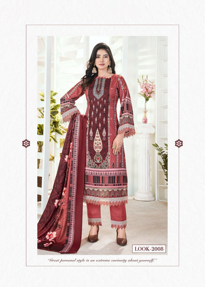 Raahat Vol 2 Rahi Fab Viscose Karachi Salwar Suits Exporter Gujarat