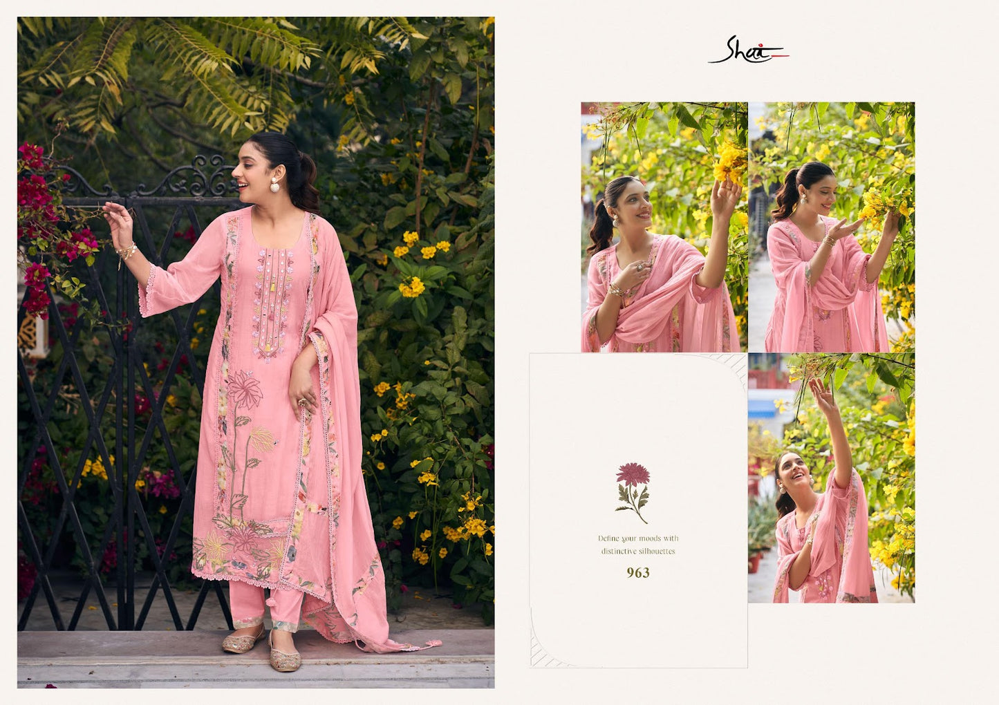 Raahi Jay Vijay Shai Chanderi Pant Style Suits Supplier