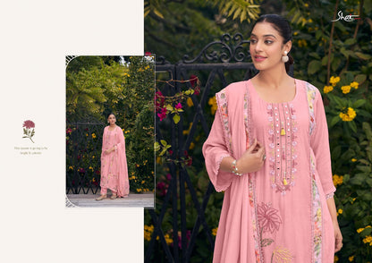 Raahi Jay Vijay Shai Chanderi Pant Style Suits Supplier
