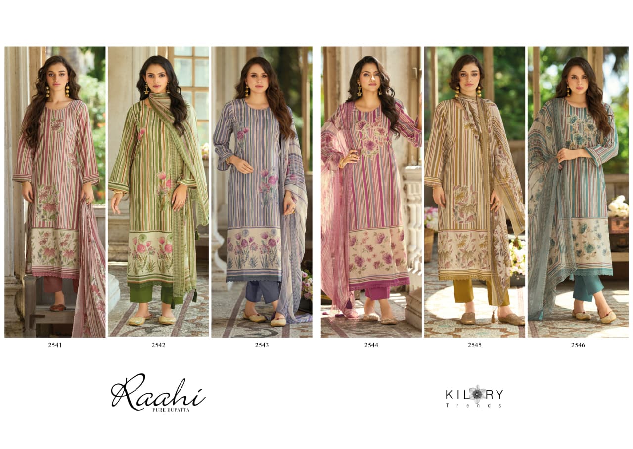 Raahi Kilory Lawn Cotton Pant Style Suits Manufacturer Gujarat