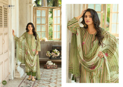 Raahi Kilory Lawn Cotton Pant Style Suits Manufacturer Gujarat