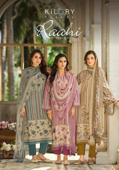 Raahi Kilory Lawn Cotton Pant Style Suits Manufacturer Gujarat