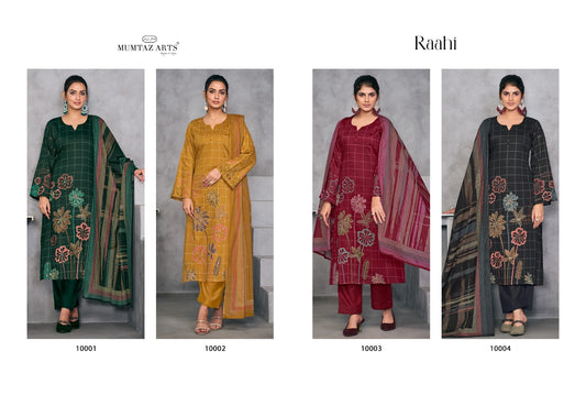 Raahi Mumtaz Arts Jam Silk Karachi Salwar Suits Supplier
