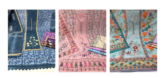 Raahi Nayandeep Linen Salwar Suits Manufacturer India