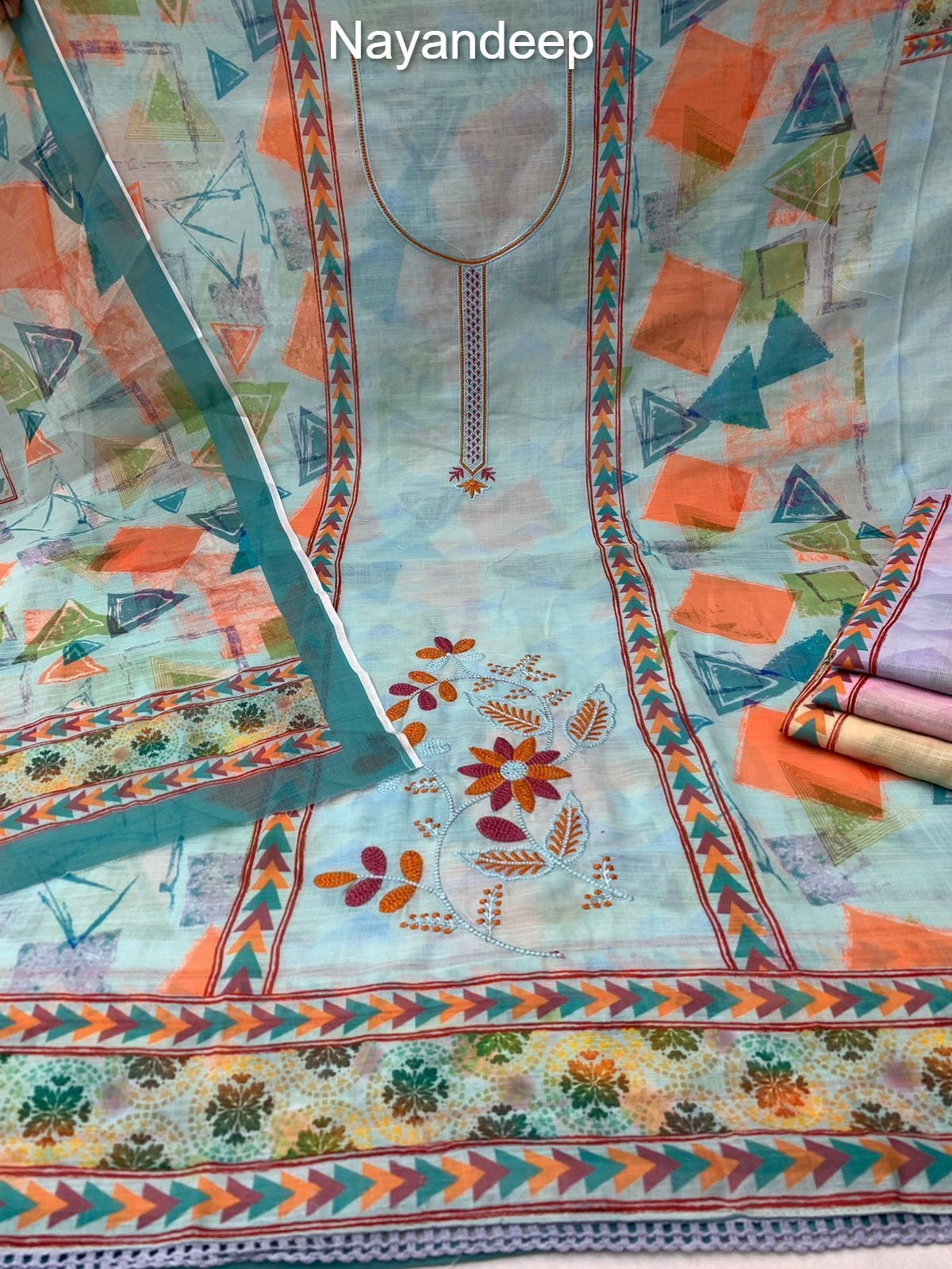 Raahi Nayandeep Linen Salwar Suits Manufacturer India