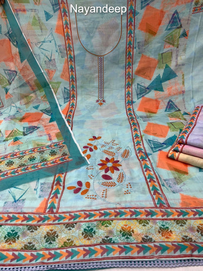 Raahi Nayandeep Linen Salwar Suits Manufacturer India