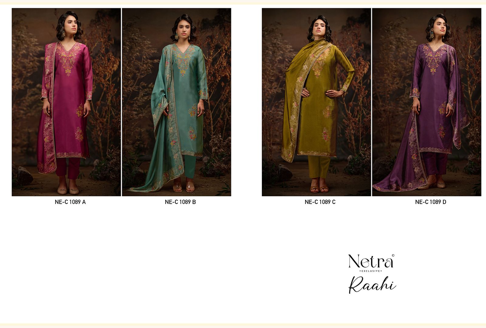 Raahi Netra Premium Viscose Pant Style Suits Manufacturer India
