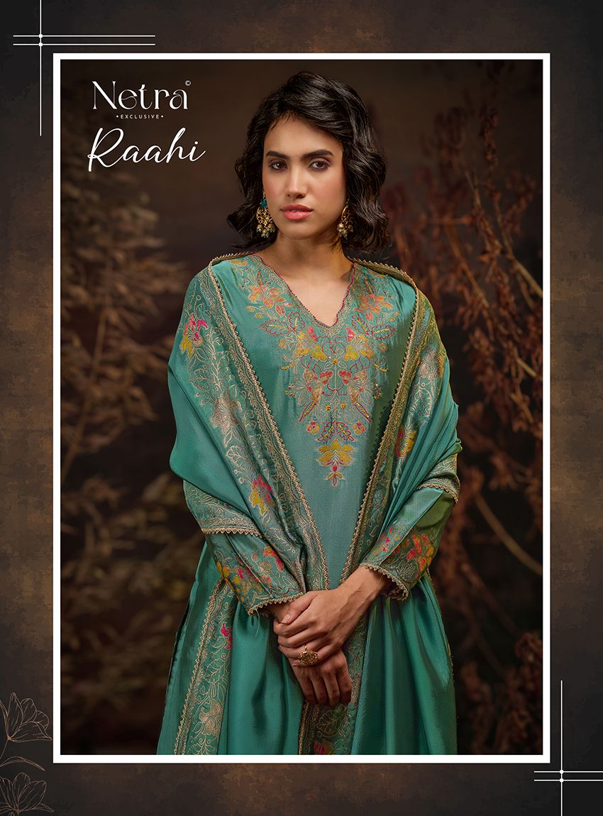 Raahi Netra Premium Viscose Pant Style Suits Manufacturer India