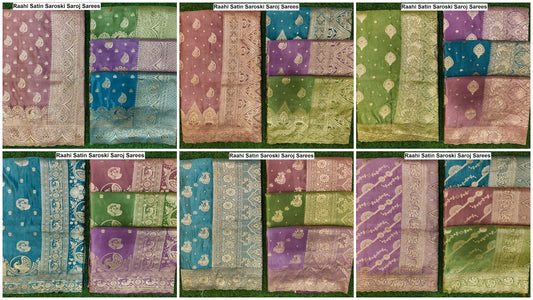 Raahi Satin Saroski Saroj Sarees Supplier India