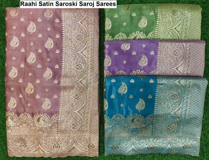 Raahi Satin Saroski Saroj Sarees Supplier India