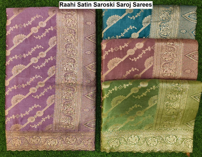 Raahi Satin Saroski Saroj Sarees Supplier India