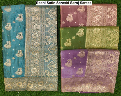 Raahi Satin Saroski Saroj Sarees Supplier India