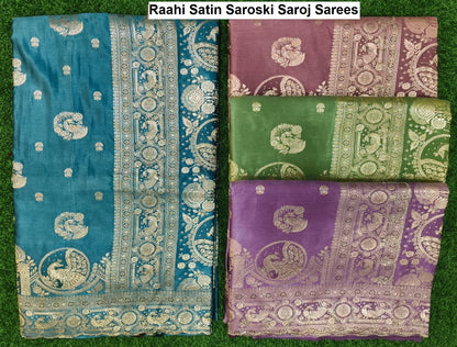 Raahi Satin Saroski Saroj Sarees Supplier India