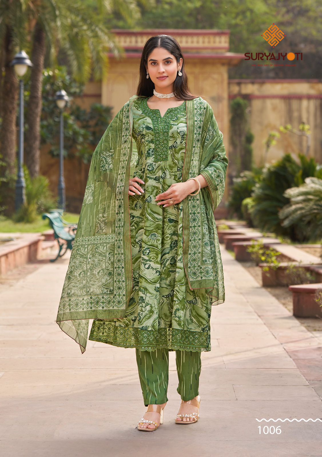 Raahi Vol 1 Suryajyoti Rayon Readymade Anarkali Suits Manufacturer